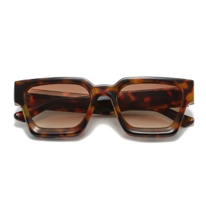 Ochelari de Soare Retro Square iUni iEye, UV400, Brown - Img 2