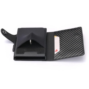 Portofel RFID iUni P4, 10 carduri, Print carbon - Img 7