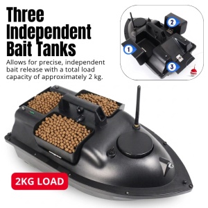 Barca Nadit si Momit iUni V010, GPS, 12000mAh, 3 cuve, 2kg, 500m, 10km/h - Img 5