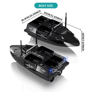 Barca Plantat, Nadit si Momit iUni V803, GPS, 5200mAh, 4 cuve, 3kg, 500m, 15km/h - Img 17