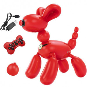 Caine Robot inteligent iUni K32A, Balloon Dog, 50 Comenzi, Control tactil, Telecomanda, Rosu-Negru - Img 9