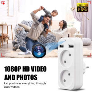 Camera Spion in Adaptor dublu iUni AD2, Wi-Fi, Full HD, Vizualizare in timp real - Img 3