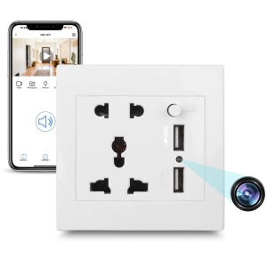 Camera Spion in Priza Universala de perete iUni PR2, Wi-Fi, 16GB, Full HD, 2 porturi USB-A - Img 10