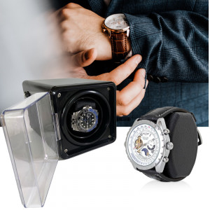 Cutie intors ceas automatic iUni, Watch Winder, 4 Programe rotatie (TPD reglabil) - Img 2