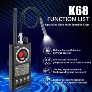 Detector de camere si microfoane spion profesional iUni K68 - Img 2