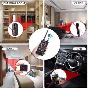 Detector de camere si microfoane spion profesional iUni K68 - Img 12