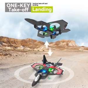 Drona avion cu telecomanda iUni S98, Quadcopter, Combat Aircraft, Acrobatii 360°, Giroscop, Rezistent la impact, Lumini LED - Img 8