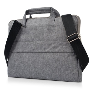 Geanta Laptop 13"-14" iUni, Curea de umar reglabila si detasabila, Impermeabila, Anti-zgarieturi, Anti-socuri, Gri