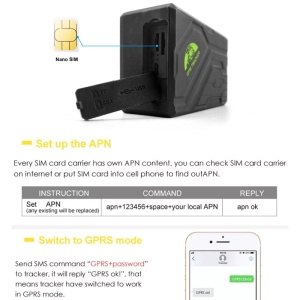 GPS Tracker Auto iUni TK108B, 10000mAh, IP66, Acces la Aplicatie GPS iOS si Android, Magnet, autonomie Standby 197 zile - Img 9