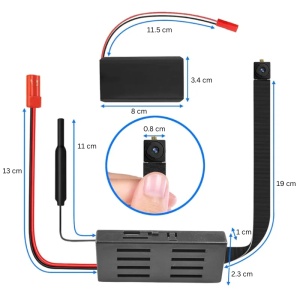 Mini Camera Modul iUni IP55, Wi-Fi, Slot Card MicroSD, Vizualizare Live pe telefon - Img 10