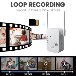 Mini Camera WiFi in Amplificator Semnal iUni RP1, Full HD, Slot card microSD, Vizualizare Live pe telefon - Img 4