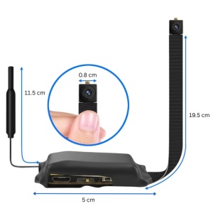 Modul cu Camera Spion iUni IP75, Wi-Fi, Full HD, Accesorii Nasturi, Slot Card microSD - Img 10