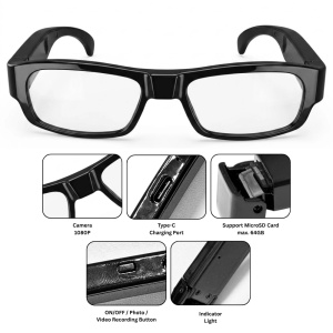 Ochelari Spion cu Camera iUni G6, Full HD, Slot card microSD - Img 7