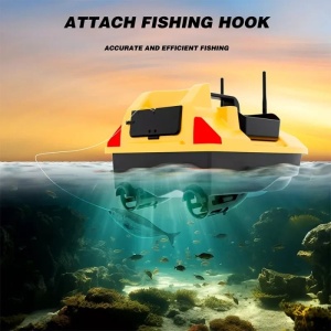 RESIGILAT - Barca Nadit si Momit iUni V020, GPS, Carcasa fosforescenta, 3 cuve, 2kg, 500m, 5200mAh, 10km/h - Img 10