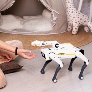 Robot Caine Inteligent iUni 8008 cu Cleste de Prindere, Control Telecomanda, Comenzi Vocale, Programabil - Img 4