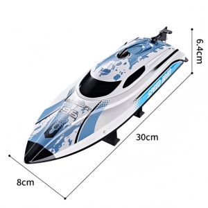 Barca cu telecomanda iUni HJ820, RC High-Speed Boat, Viteza 25 km/h, 2.4GHz, White - Img 14
