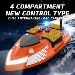 Barca Plantat, Nadit si Momit iUni V802, 12000mAh, 4 cuve, 3kg, 500m, 15km/h - Img 2
