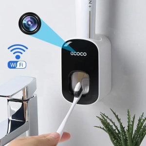 Camera Spion in Dispenser pasta de dinti iUni IP74, 16GB, Wi-Fi, Full HD, Senzor miscare - Img 3