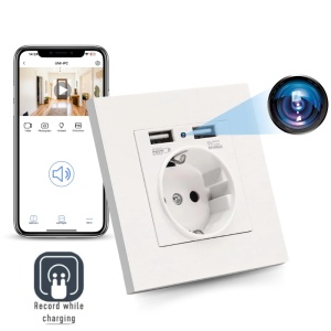 Camera Spion in Priza de perete iUni PR1, 64GB, Wi-Fi, Full HD, Vizualizare Live pe telefon - Img 5