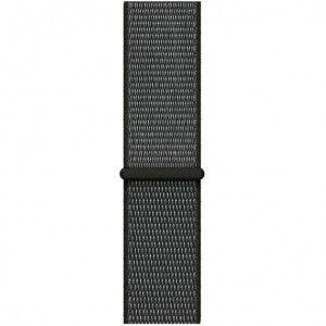 Curea iUni compatibila cu Apple Watch Ultra/SE/8/7/6/5/4/3/2/1, 40mm, Nylon Sport, Woven Strap, Midnight Gray - Img 2