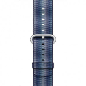 Curea iUni compatibila cu Apple Watch Ultra/SE/8/7/6/5/4/3/2/1, 40mm, Nylon, Woven Strap, Midnight Blue - Img 3