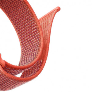 Curea iUni compatibila cu Apple Watch Ultra/SE/8/7/6/5/4/3/2/1, 42mm, Nylon Sport, Woven Strap, Orange - Img 3