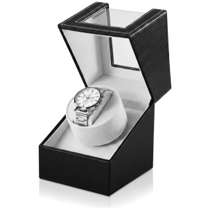 Cutie intors ceas automatic iUni, Watch Winder, Negru-Gri