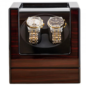 Cutie intors ceasuri iUni, 4 programe, Watch Winder 2, Mahon-Black - Img 8