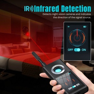 Detector camere ascunse, microfoane si trackere GPS iUni F888, Ecran tactil OLED, Smart AI, Alarma antiefractie, 50-8000 MHz - Img 6