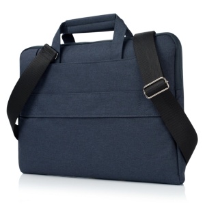 Geanta Laptop 13"-14" iUni, Curea de umar reglabila si detasabila, Impermeabila, Anti-zgarieturi, Anti-socuri, Bleumarin