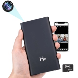 Mini Camera iUni H8, Wi-Fi, 64GB, Full HD, Vedere Nocturna, 5000mAh