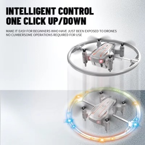 Mini Drona iUni BK2, Quadcopter, Lumini Led Multicolore, Acrobatii 360°, Telecomanda 2.4GHz - Img 5