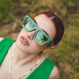 Ochelari de Soare Retro Square iUni iEye, UV400, Green - Img 4