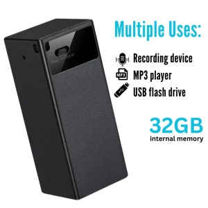 Reportofon iUni V12, 32GB, Autonomie 384 ore, Activare vocala, MP3 Player - Img 3