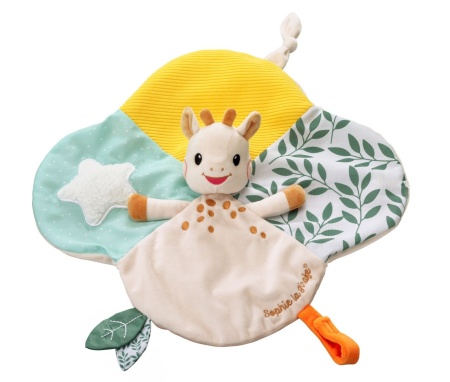 Batistuta comforter moale Sophie cu suport pentru suzeta - Img 2