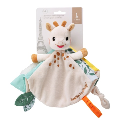 Batistuta comforter moale Sophie cu suport pentru suzeta - Img 3