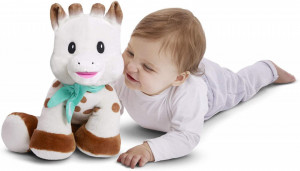 Vulli Girafa Sophie 'pufoasa' maxi 35 cm - Img 2