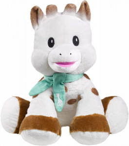 Vulli Girafa Sophie 'pufoasa' maxi 35 cm - Img 4