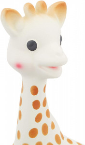 Set Girafa Sophie si figurina din cauciuc pentru rontait So Pure" - Img 5