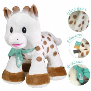 Vulli Girafa Sophie 'pufoasa' maxi 35 cm - Img 6