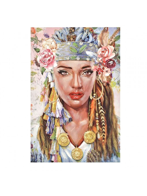 Tablou Canvas Gipsy Woman, 60x90cm