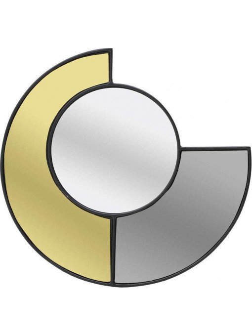 Oglinda decorativa Moon, Metal &amp; Sticla, Charisma, 54x1x54