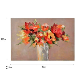 Tablou Canvas Flower Power, 120x80cm