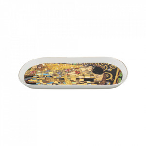Platou oval Klimt, Portelan, Charisma, 34x14x2 cm