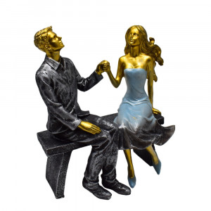 Statuetă Rășină Cuplu 17x9x24