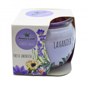 Lumânare Decorativă, Lavender,  Aroma Land, 20h