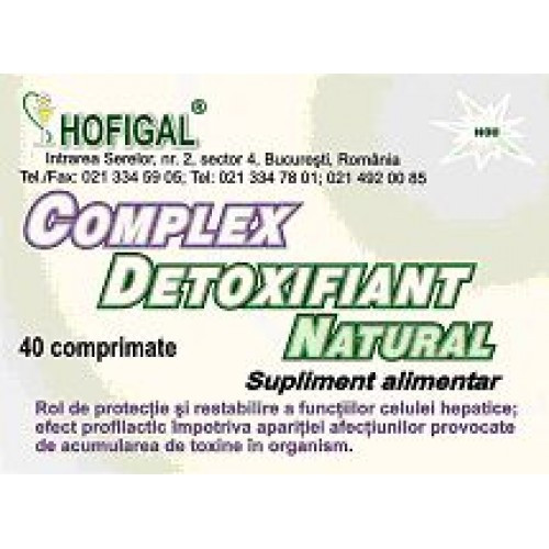 Complex detoxifiant natural