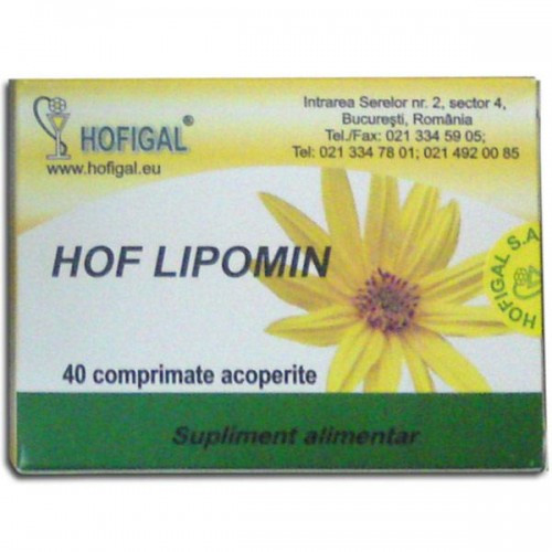 Hof Lipomin, comprimate,anticolesterol