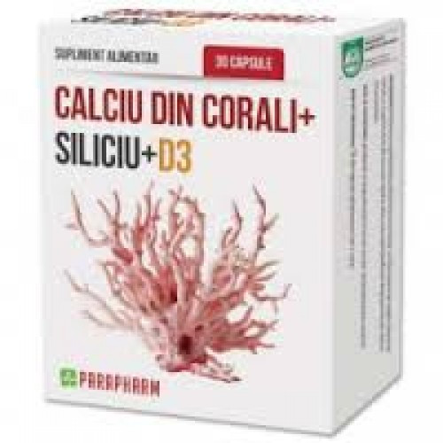 Calciu din corali+siliciu+d3, Parapharm