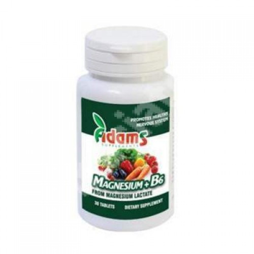 magneziu+b6 tablete adams